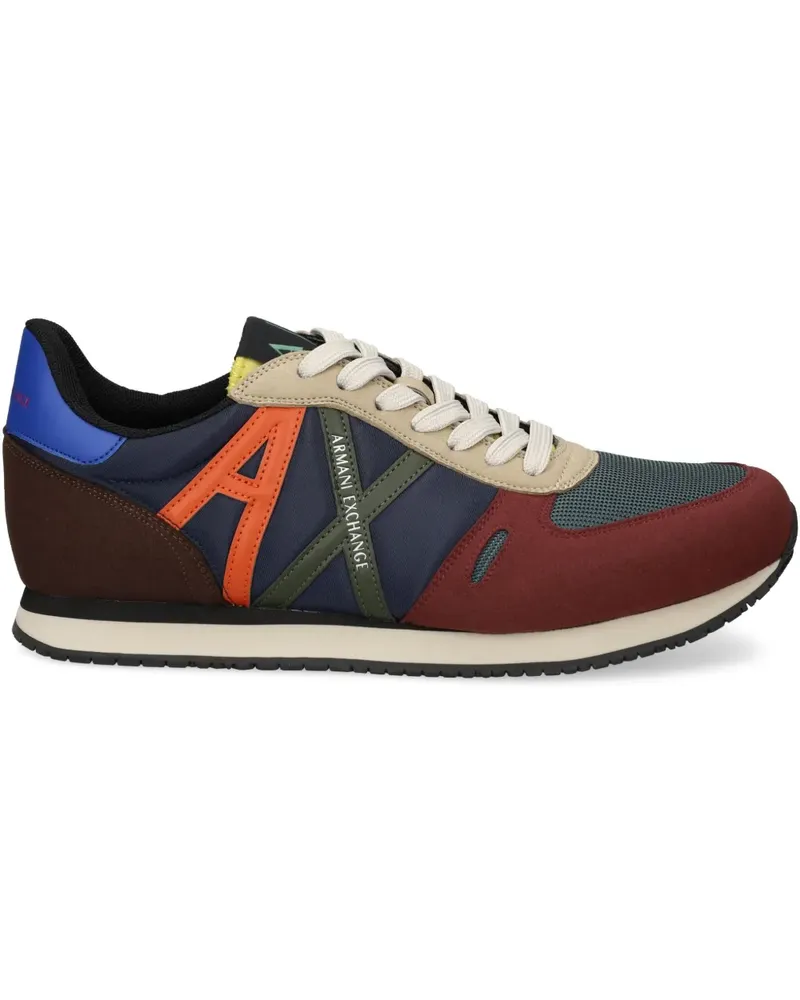 Armani Exchange Sneakers in Colour-Block-Optik - Blau Blau