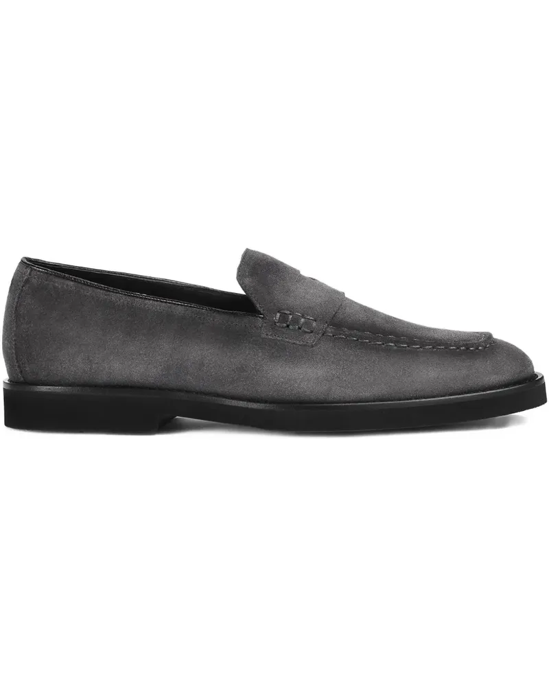 Doucal´s Loafer aus Wildleder - Grau Grau