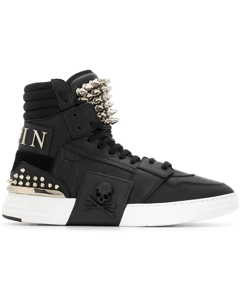 Philipp Plein Phantom Kicks' Sneakers - Schwarz Schwarz