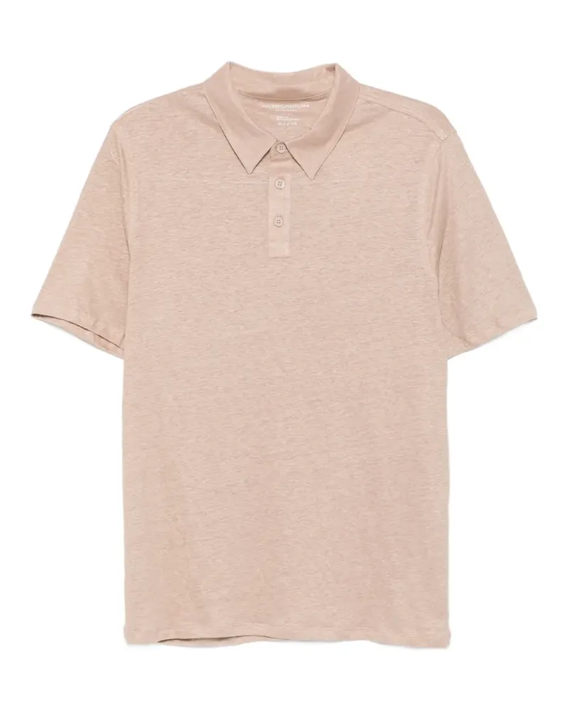 Majestic short-sleeve polo shirt - Nude Nude
