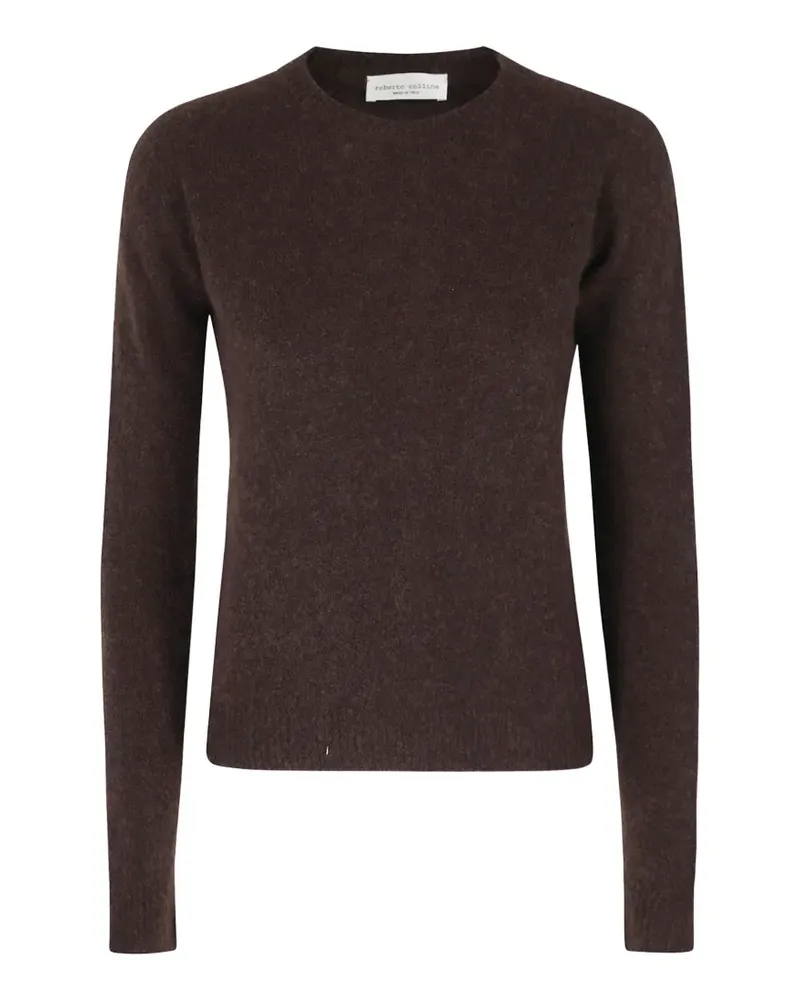 Roberto Collina Pullover mit rundem Ausschnitt - Braun Braun