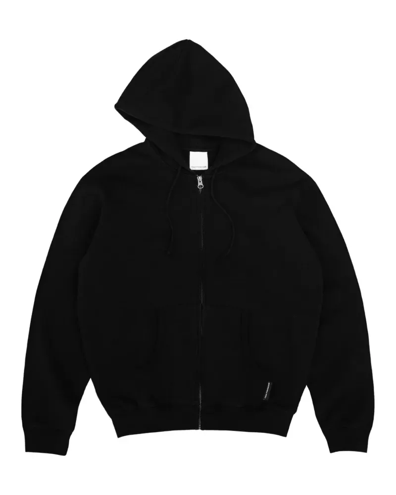 Gosha Rubchinskiy logo-patch zip-up hoodie - Schwarz Schwarz
