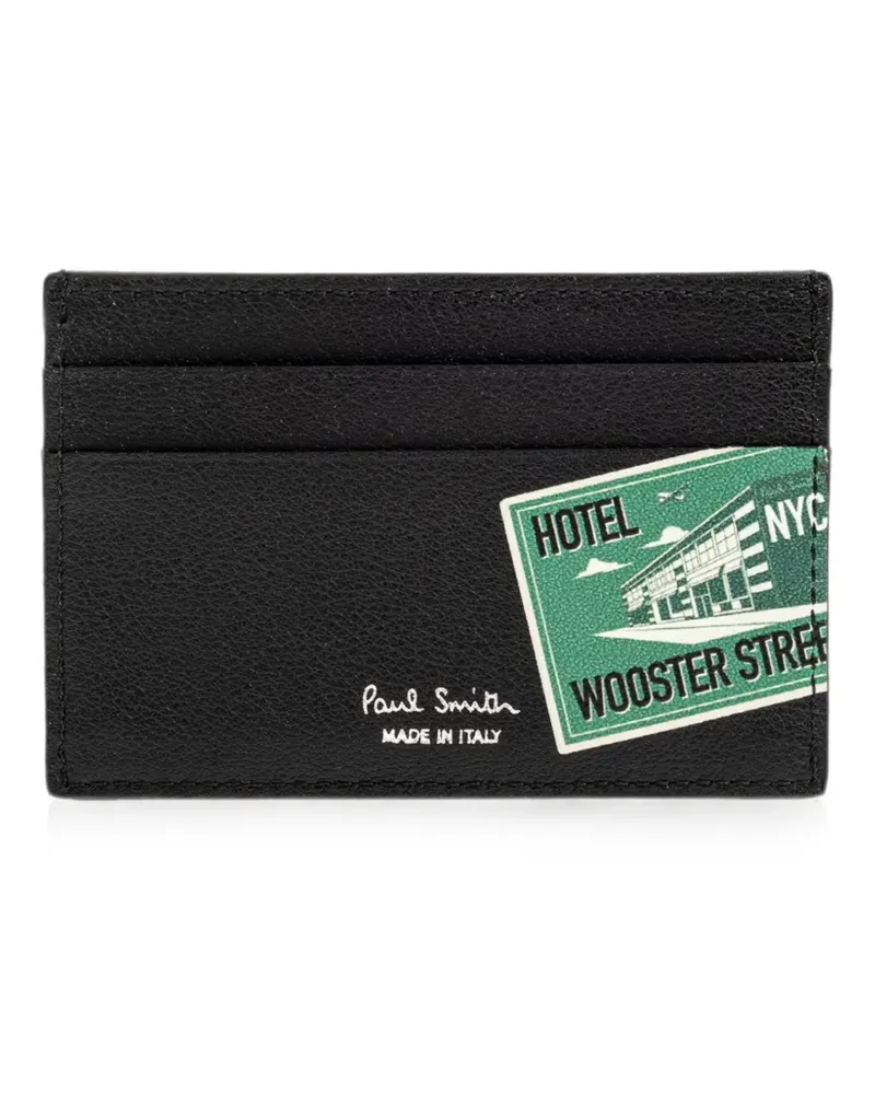 Paul Smith Kartenetui mit Logo-Print - Schwarz Schwarz