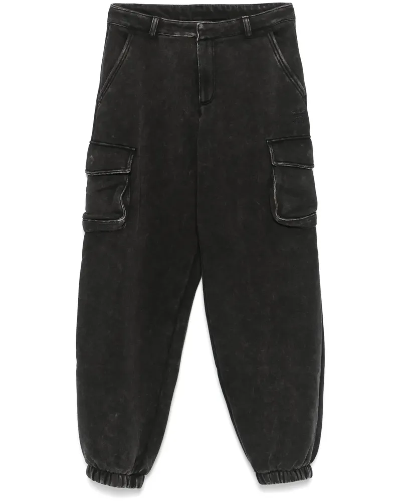 adidas Ausgeblichene Cargohose - Schwarz Schwarz