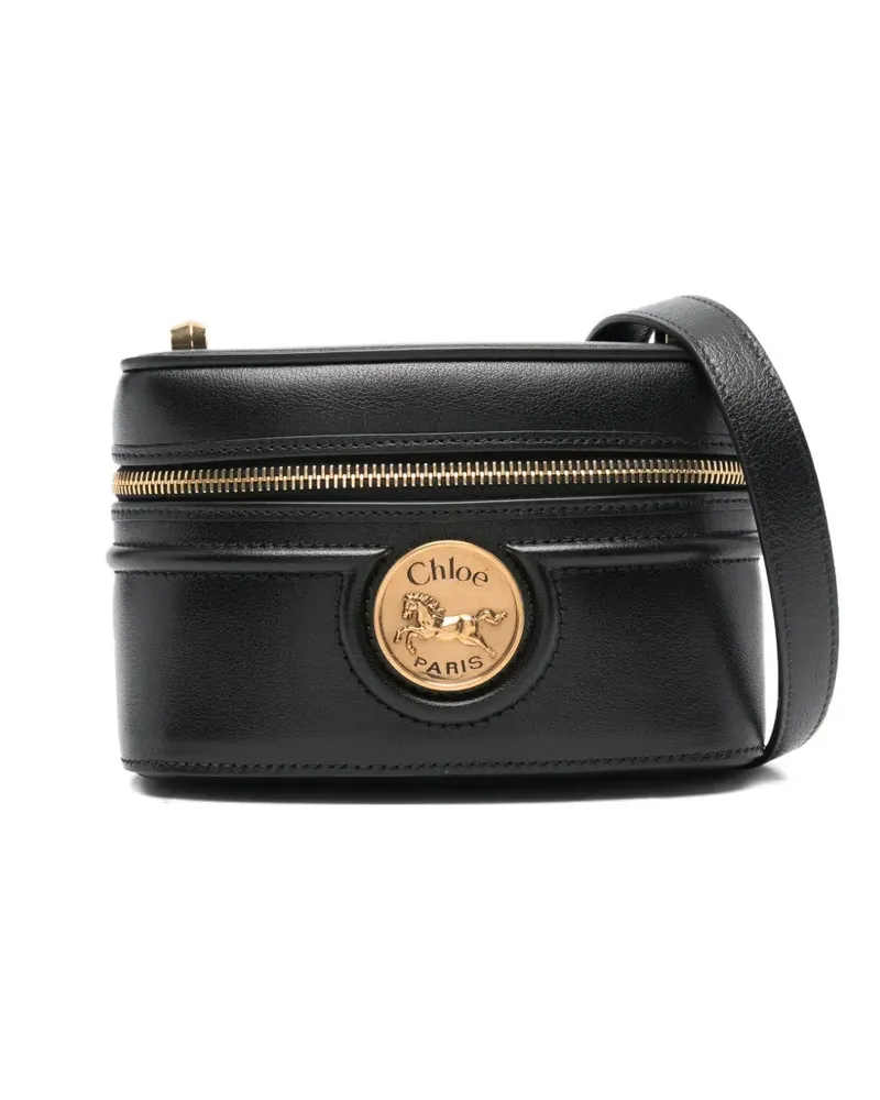 Chloé Horse Medal Schultertasche - Schwarz Schwarz