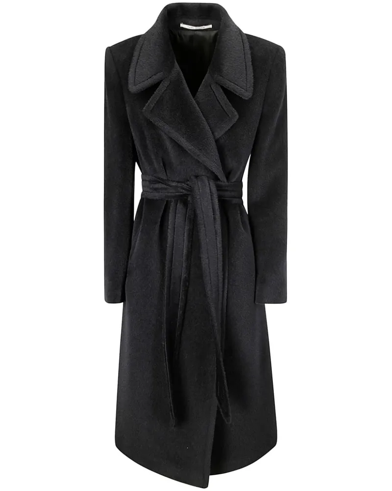 Tagliatore Trenchcoat mit Gürtel - Schwarz Schwarz