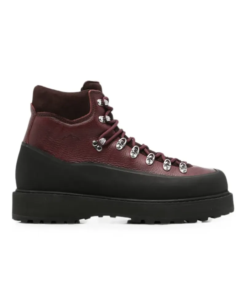 Diemme lace-up panelled boots - Rot Rot