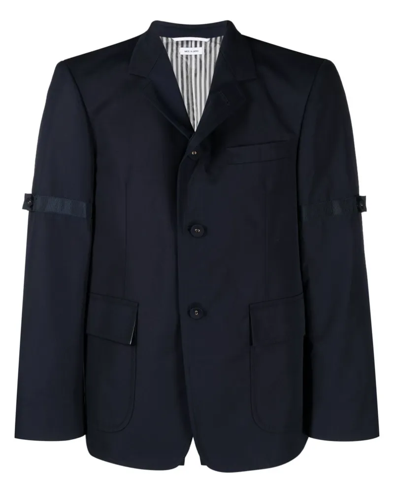 Thom Browne Einreihiges Sakko - Blau Blau