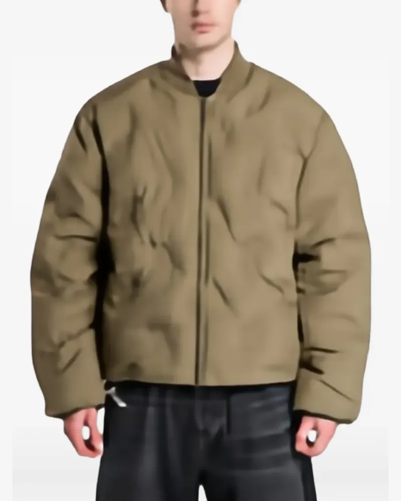 Daily Paper Ayan monogram quilted jacket - Nude Nude