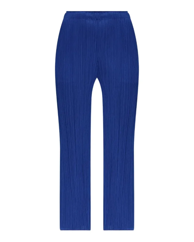 Issey Miyake Monthly Hose mit Falten - Blau Blau