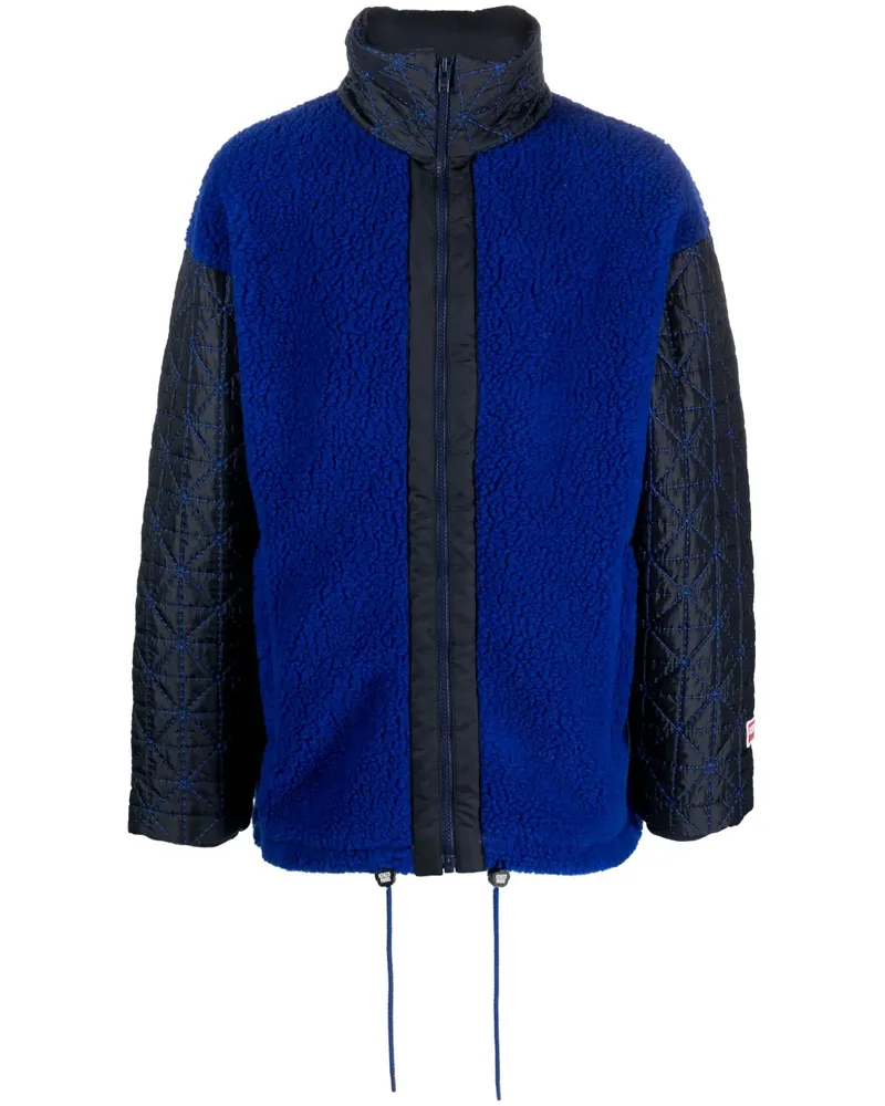 Kenzo Bomberjacke aus Fleece - Blau Blau