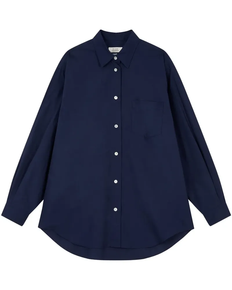 STUDIO TOMBOY Langärmeliges Hemd - NAVY Navy