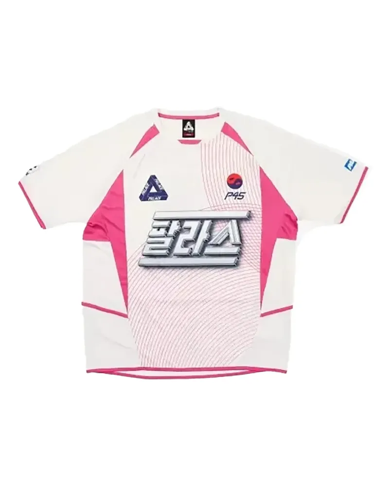 PALACE Kurzärmeliger Seoul 2 Seoul Jersey - Weiß Weiß