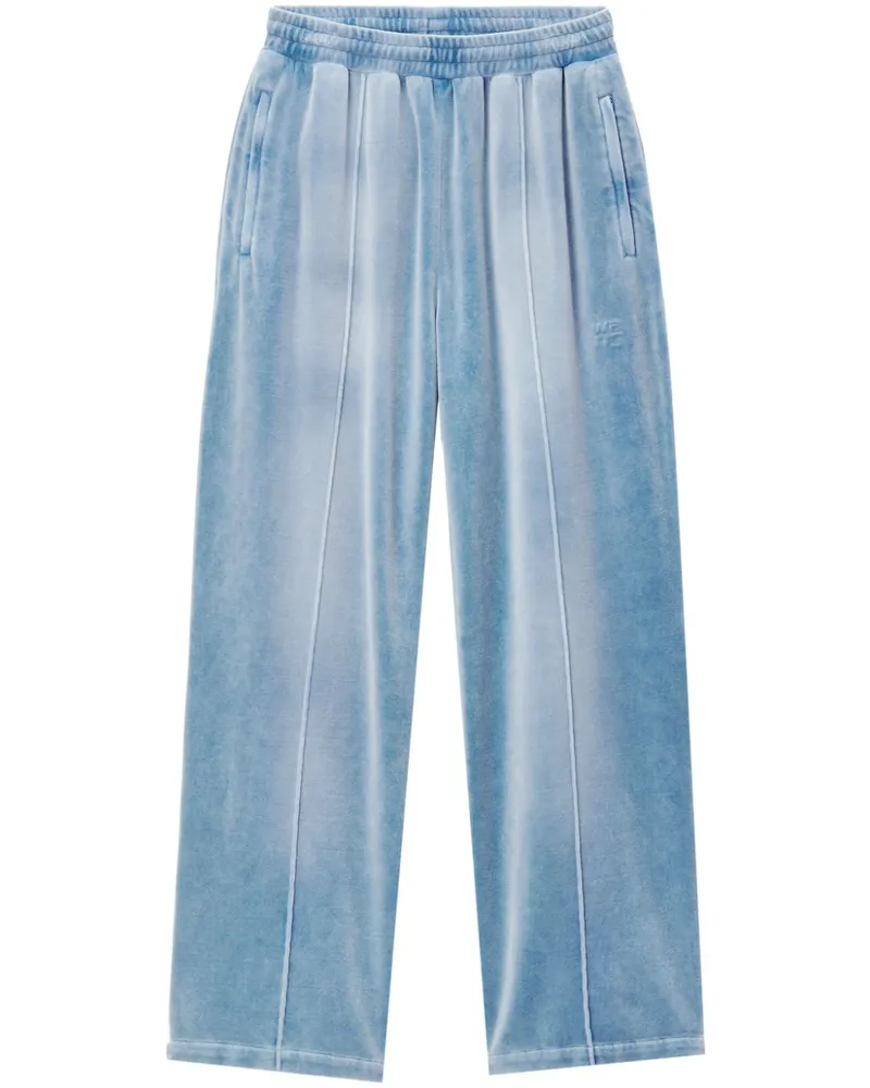 Alexander Wang Jogginghose in Samtoptik - Blau Blau