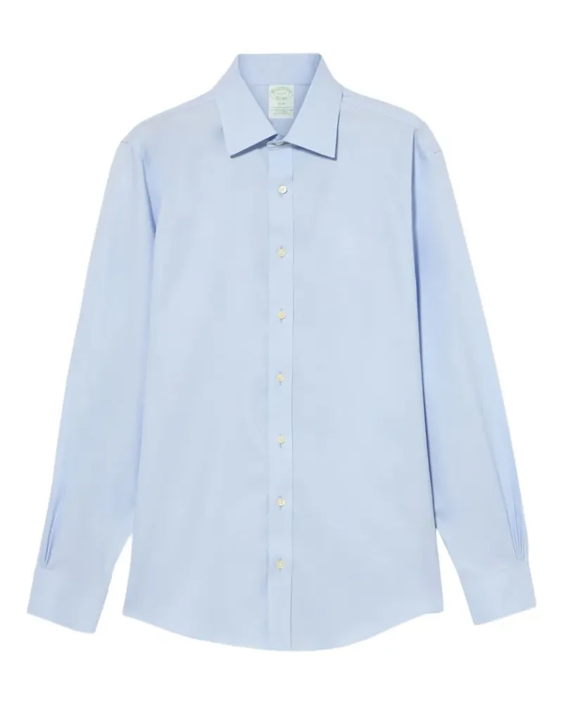 Brooks Brothers Oxford-Hemd mit Nadelstreifen - Blau Blau