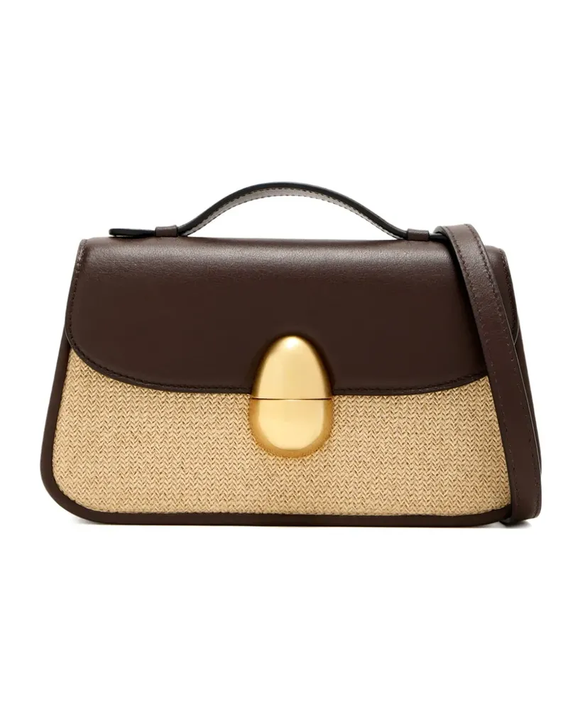 NEOUS Gewebte Satchel-Tasche - Nude Nude