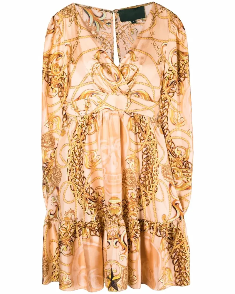 Philipp Plein New Baroque Minikleid - Nude Nude