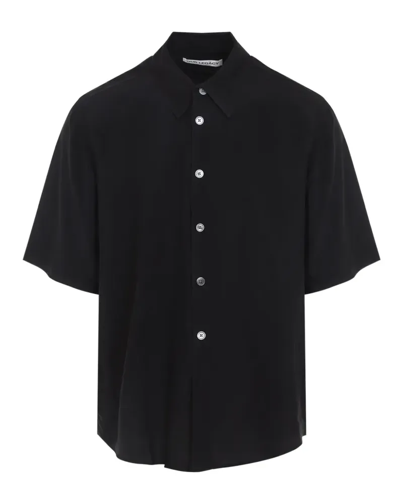Our Legacy Beyond short-sleeve shirt - Schwarz Schwarz