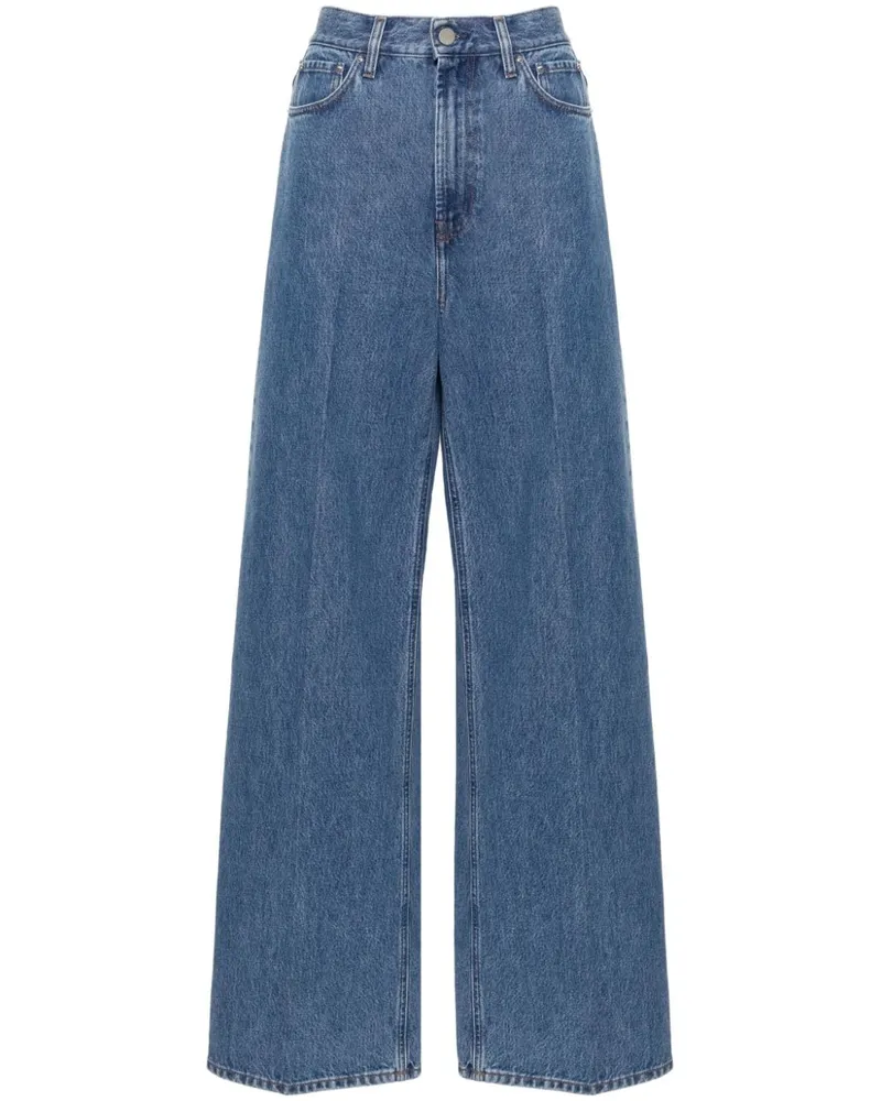 Totême Weite High-Rise-Jeans - Blau Blau