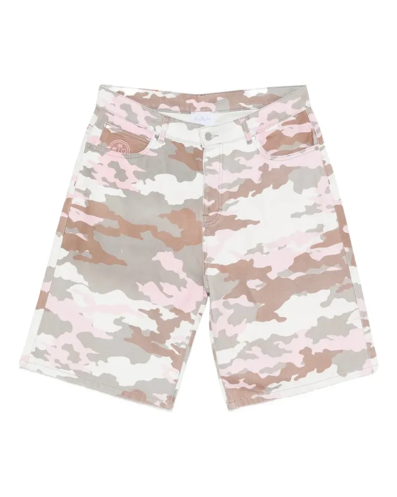 Blue Sky Inn Shorts mit Camouflage-Print - Rosa Rosa