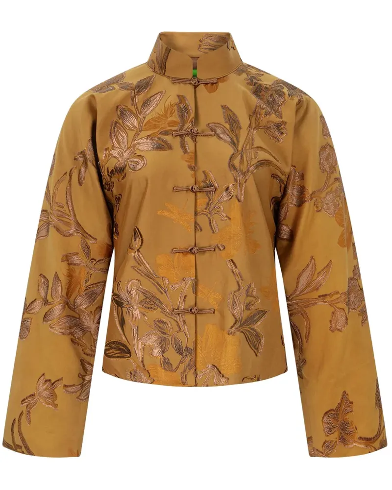 Shanghai Tang Tang Hemdjacke - Braun Braun