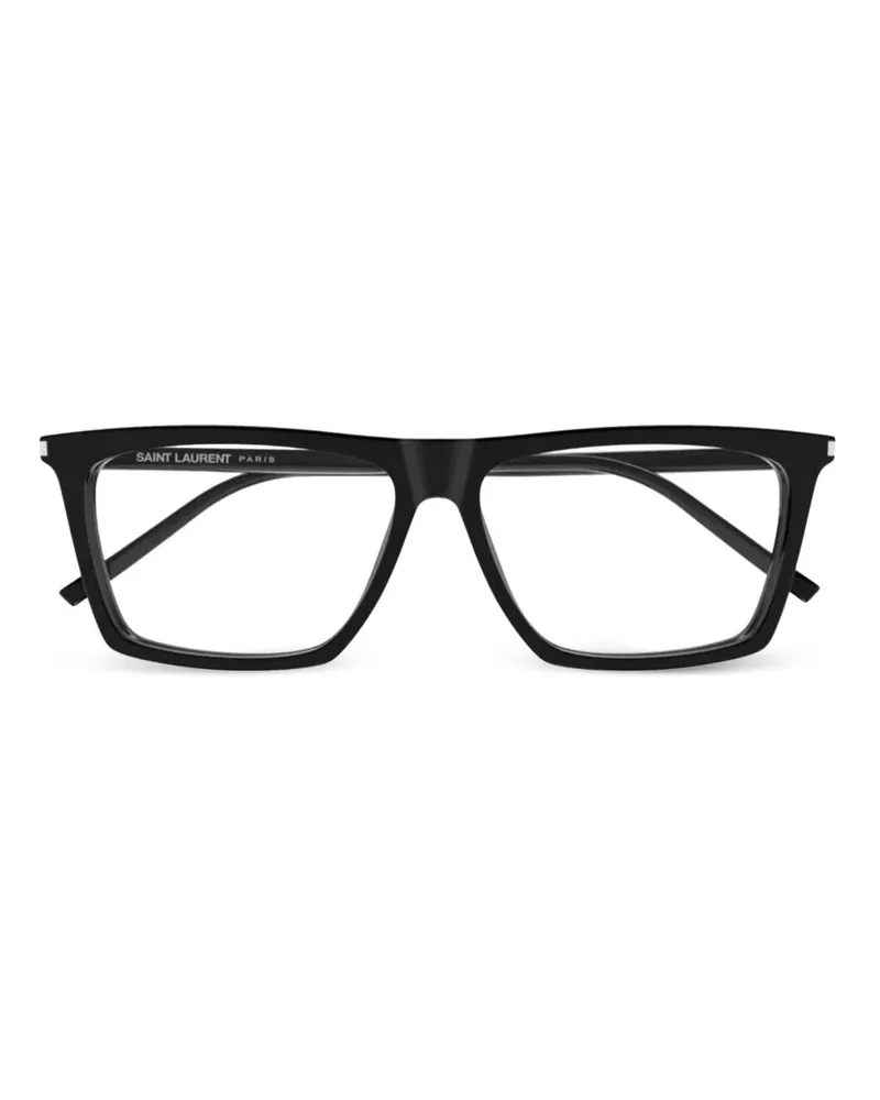 Saint Laurent Brille mit eckigem Gestell - Schwarz Schwarz