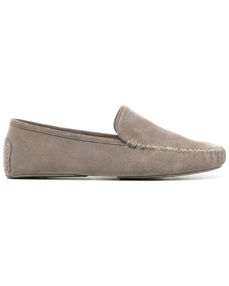 N.Peal Moccasin Segelschuhe - Nude Nude