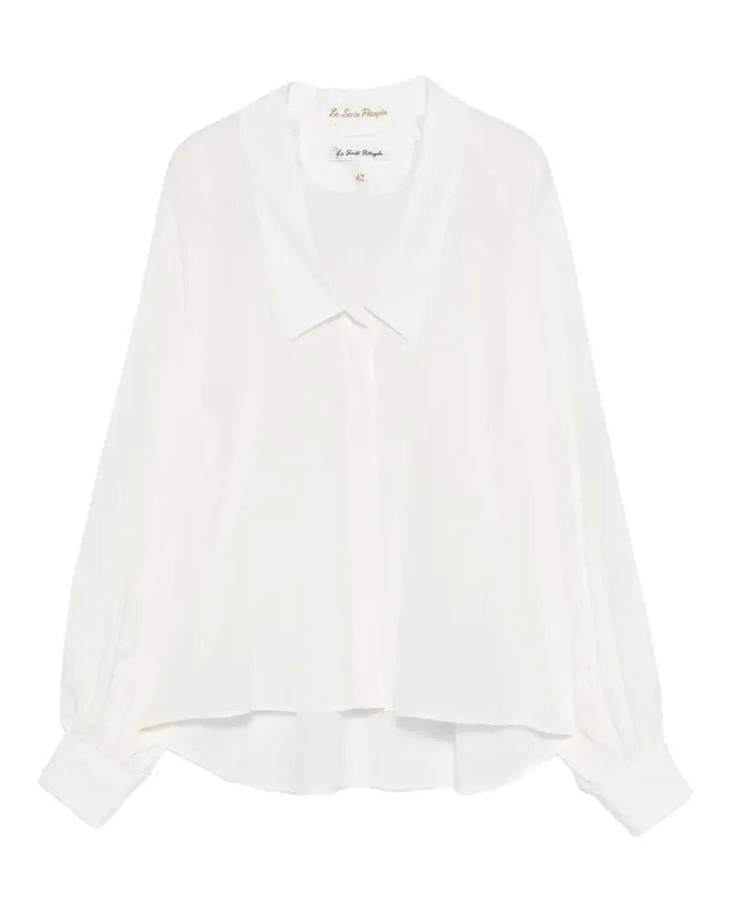 LE3 Sarte Pettegole Hemd mit Kragen - Weiß Weiß