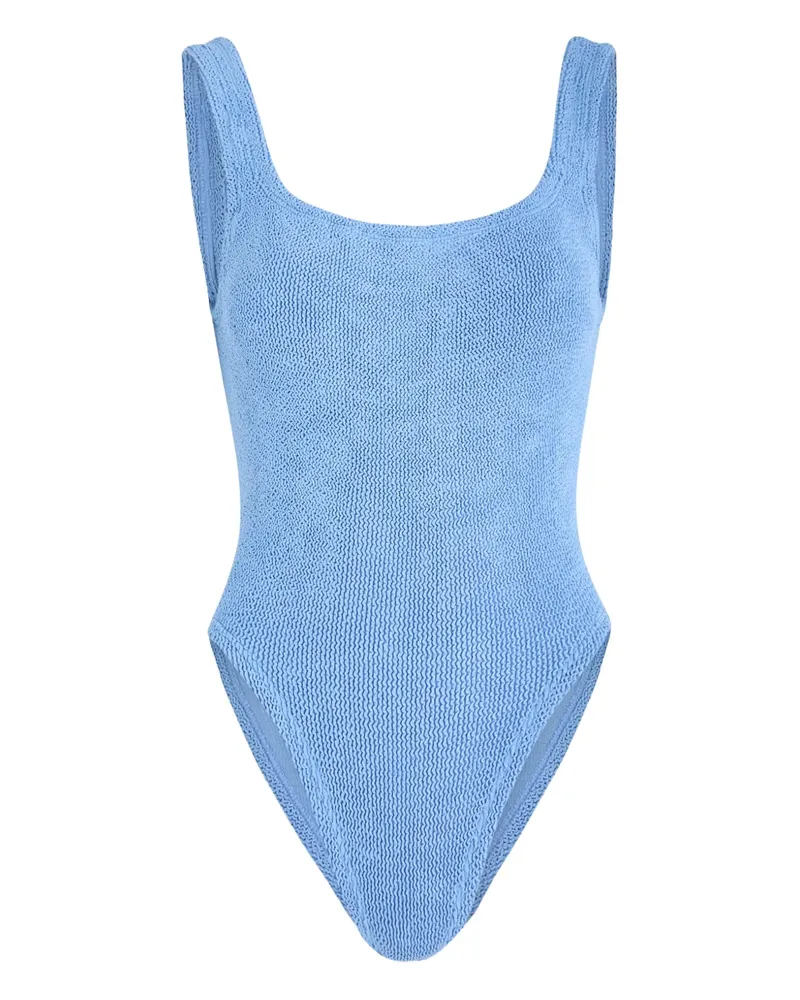 Hunza G square-neck swimsuit - Blau Blau