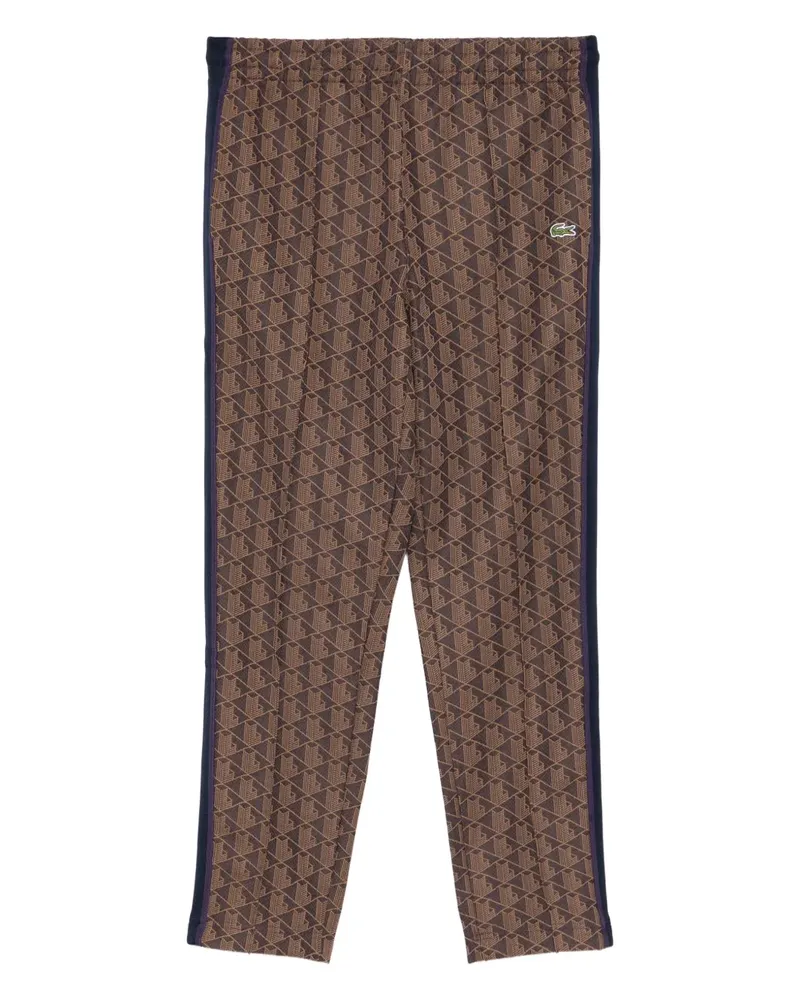 Lacoste Hose mit Logo-Patch - Braun Braun