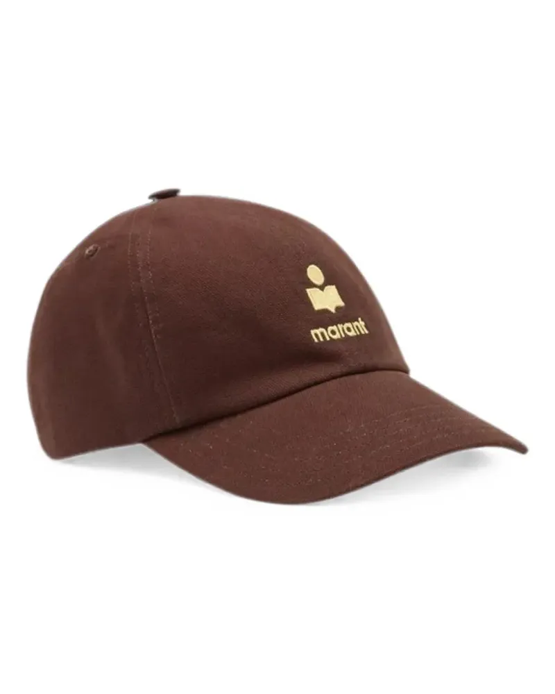 Isabel Marant Tomas logo-embroidered baseball cap - Braun Braun