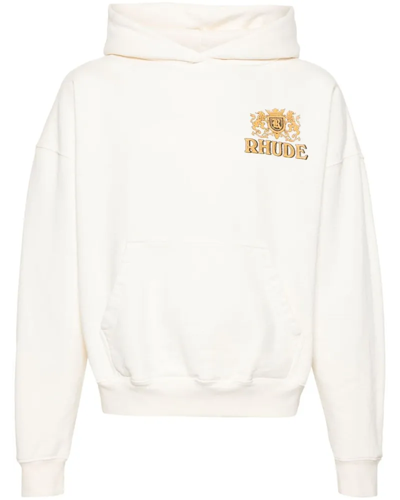 RHUDE Cresta Cigar Hoodie Weiß