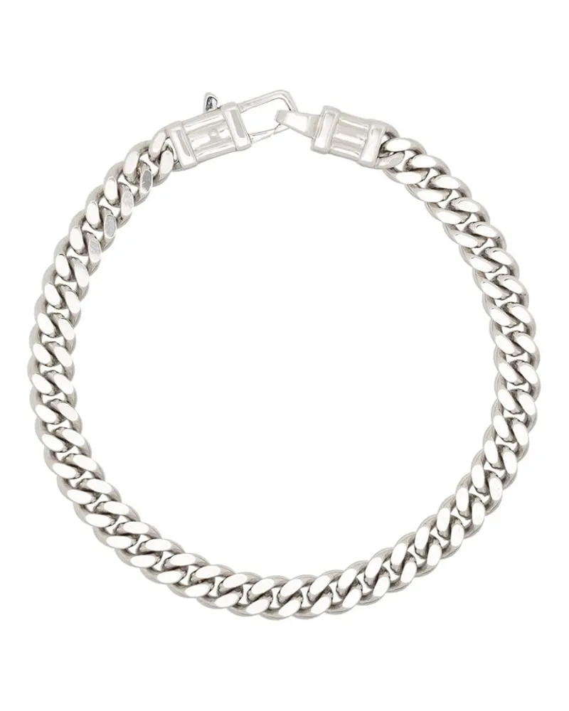 Tom Wood Panzerkettenarmband aus Sterlingsilber Silber