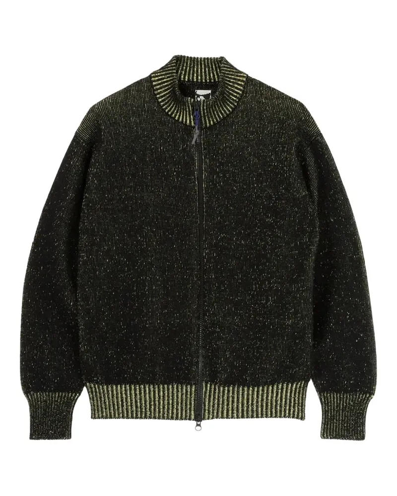 GR10K zip-up cardigan - Schwarz Schwarz