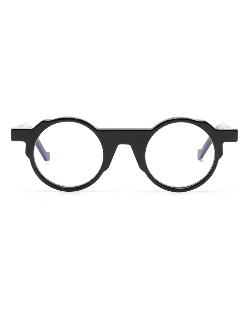VAVA EYEWEAR BL0015 Brille mit rundem Gestell - Schwarz Schwarz