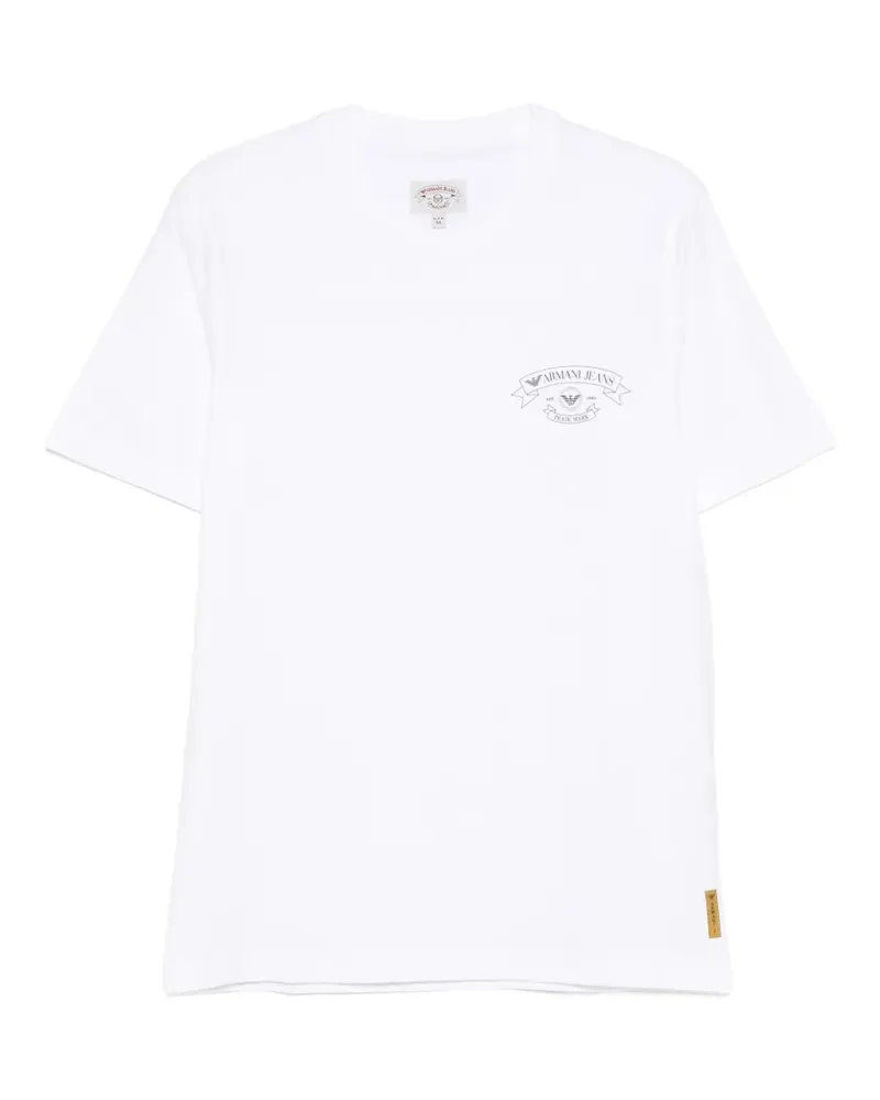 Emporio Armani T-Shirt mit Logo-Print - Weiß Weiß