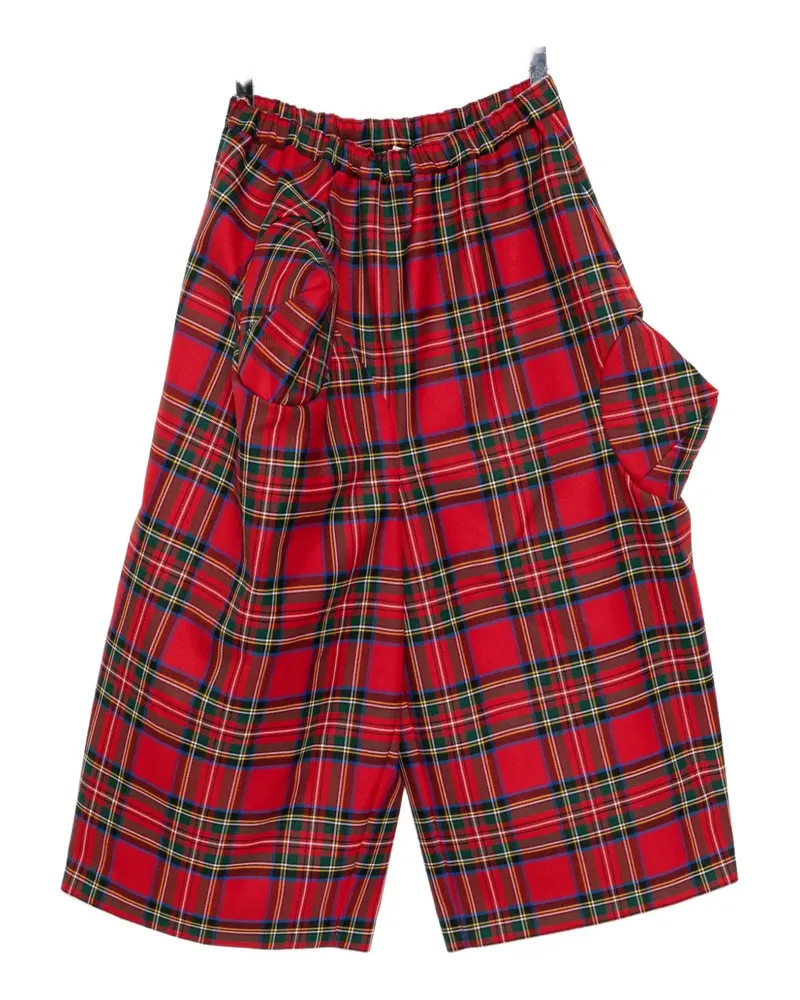 Comme des Garçons plaid trousers - Rot Rot