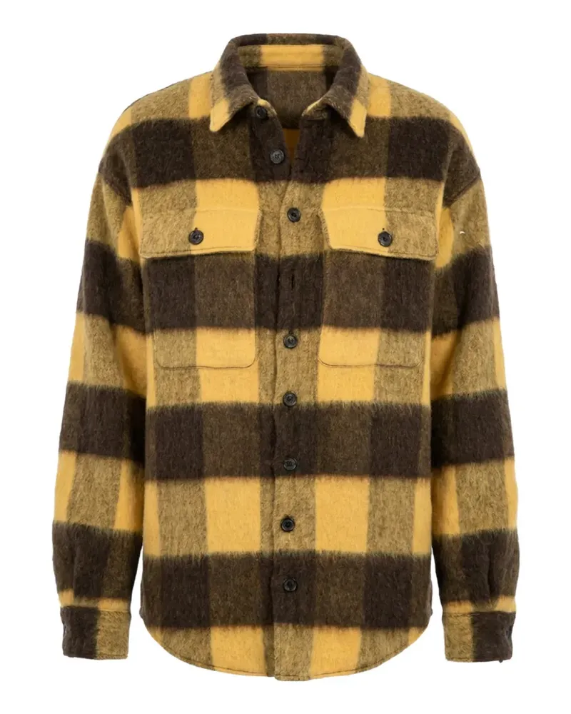 Dsquared2 long-sleeve overshirt jacket - Gelb Gelb
