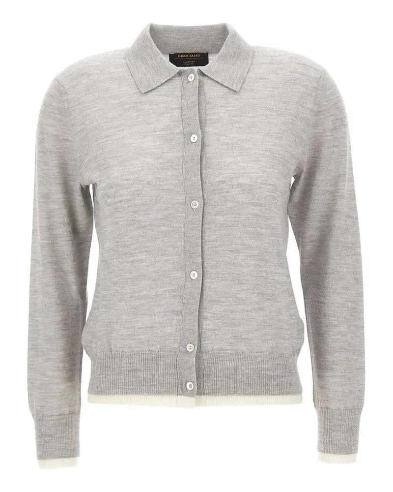 Gran Sasso Geknöpfter Cardigan - Grau Grau