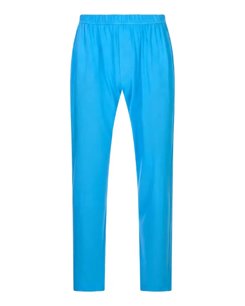 Kiton Hose mit Logo-Stickerei - Blau Blau