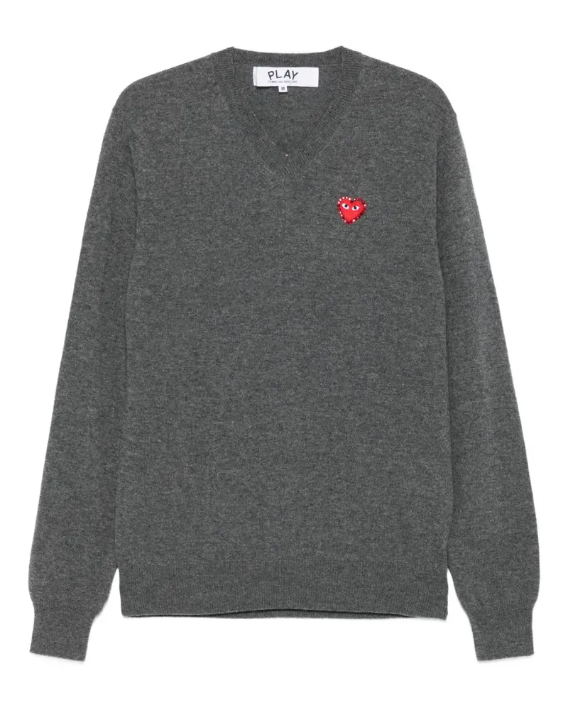 Comme des Garçons Pullover mit V-Ausschnitt - Grau Grau
