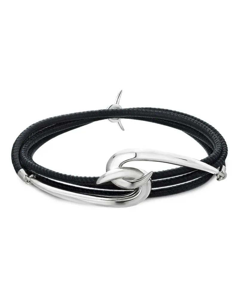 Shaun Leane Hook Lederarmbänder - Silber Silber