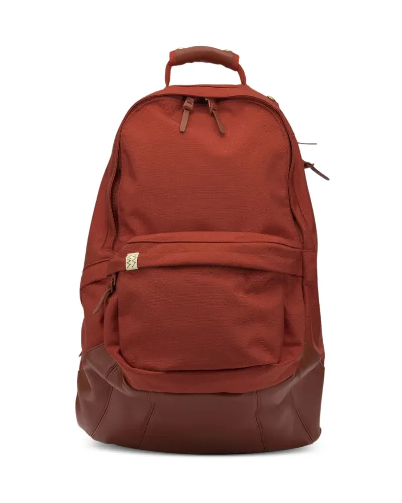 Visvim panelled backpack - Orange Orange