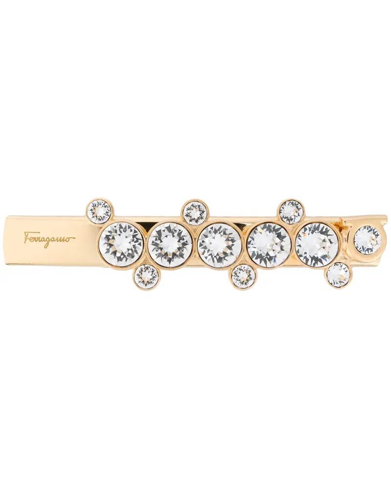 Ferragamo Verzierte Haarspange - Gold Gold