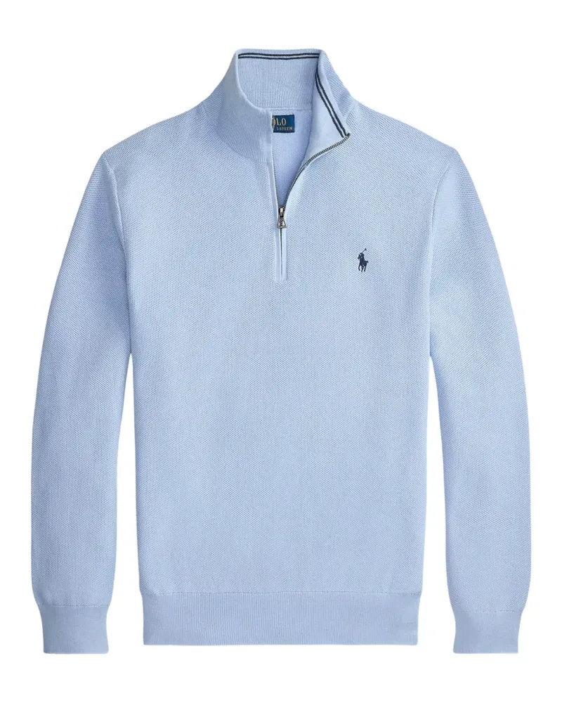 Ralph Lauren Pullover mit Reißverschluss - Blau Blau