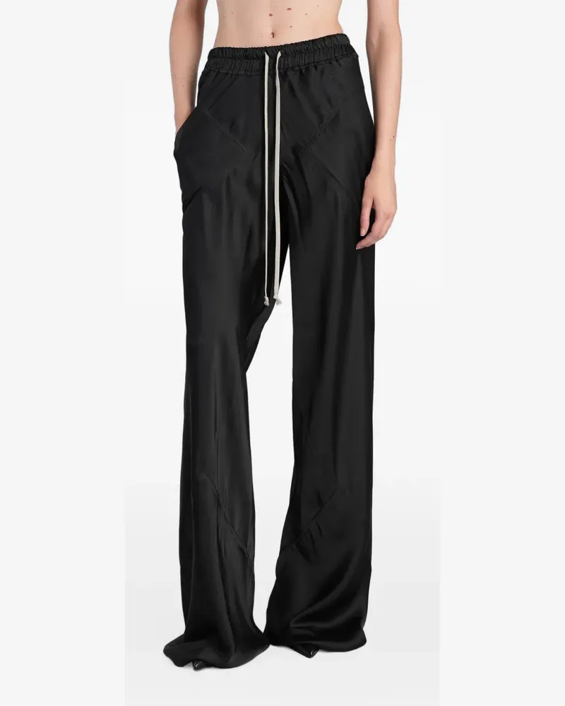 Rick Owens drawstring wide-leg trousers - Schwarz Schwarz
