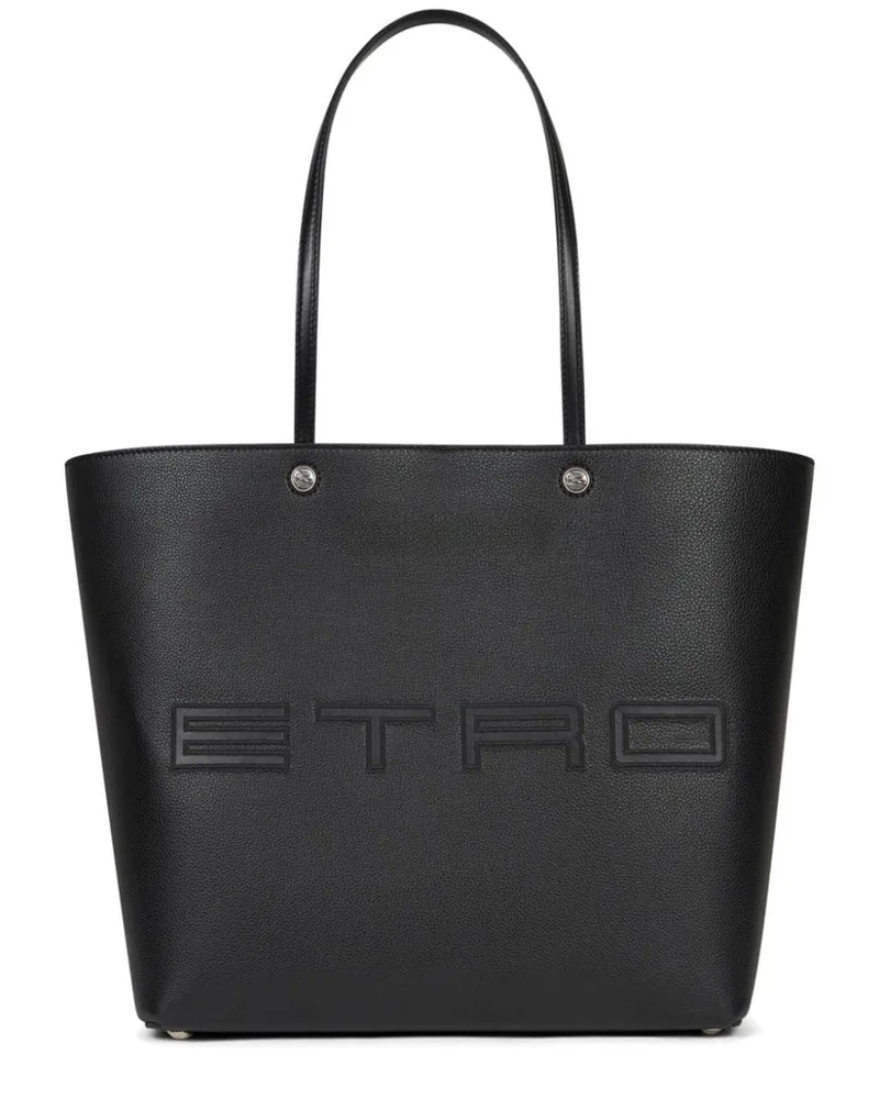 Etro Große Essential Tote Bag Schwarz