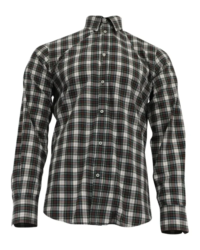 Dsquared2 Kariertes Hemd - Weiß Weiß