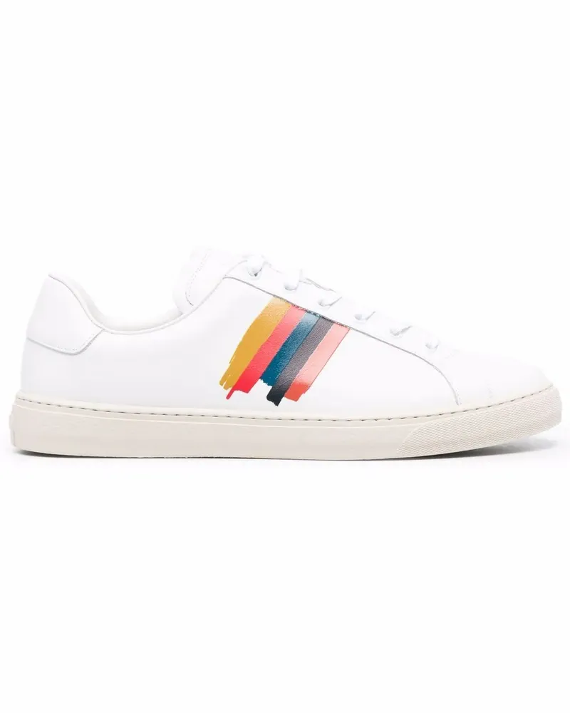 Paul Smith Sneakers mit Streifen - Weiß Weiß