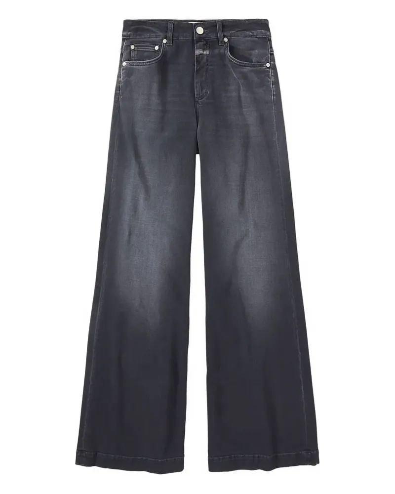 Closed Glow Up Jeans mit weitem Bein - Schwarz Schwarz